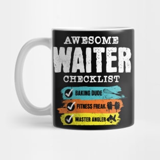 Awesome waiter checklist Mug